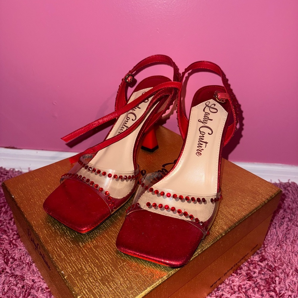 Lady Couture Red Women's Heels